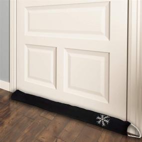 img 4 attached to Simply Genius Door Draft Stopper 36”: Ultimate Draft Guard for All Spaces: Windows, Doors, Garage, Fireplace – Save Energy & Soundproof Your Room!