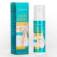 🧴 hair away hair removal cream - premium body hair remover for women and men - skin friendly painless hair removal - dissolves hair from roots - made in france, 8.4 oz logo