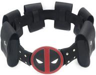 🗡️ rulercosplay deadpool cosplay belt and sword set - men's costume accessories logo