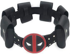 img 3 attached to 🗡️ Rulercosplay Deadpool Cosplay Belt and Sword Set - Men's Costume Accessories