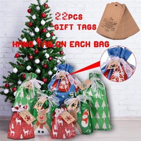 img 2 attached to 🎁 Assorted Christmas Drawstring Present Decorations for Enhanced SEO