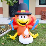 goosh 5 foot high thanksgiving inflatables decoration logo