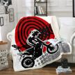 feelyou blankets extreme motocross motorcycle logo