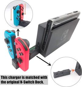 img 1 attached to 🔌 TOSTAR Mini Charger: Portable USB Charging Base for Joycon Switch - Small, Compact & Efficient Charging Solution for NS JoyCon Left and Right Small Handles