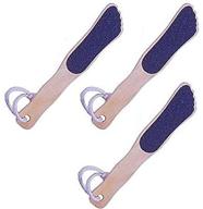 👣 aquasentials dual sided foot file (3 pack): smooth and soft feet guaranteed logo