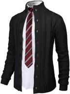 👕 h2h kmocal020 men's clothing cardigan sweater, ideal for shirts - product details logo