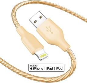 img 2 attached to 🔌 IDISON 5Цветов [5-шт 6Фт] iPhone Lightning Cable – Apple MFi Certified Fast Charging Cord для iPhone Charger, iPhone SE/Xs/XS Max/XR/X/8 Plus/7/6 Plus,iPad Pro Air2, и другие (серый/зеленый/розовый/синий/желтый)