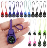 🧭 20-piece mini survival compass zipper pull slider set | multi-color outdoor camping hiking pocket compass | liquid filled & reliable | emergency survival kits watchband paracord bracelet necklace key chain логотип