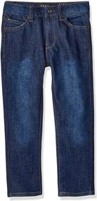 img 3 attached to DKNY Little Styles Available Indigo Boys' Clothing for Jeans