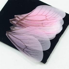 img 2 attached to Colorful Dragonfly Wing Charms: 50pcs for Women's Earrings & Pendants