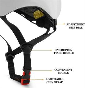 img 2 attached to 🚴 Adult Bicycle Helmets with Light for Urban Commute, Adjustable Size - Ideal for Men and Women