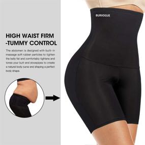 img 3 attached to 👖 Burvogue Shapewear: Tummy Control-Butt Lifter High Waisted Shaper Shorts for Women - Get Your Perfect Silhouette!
