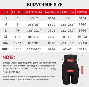 img 1 attached to 👖 Burvogue Shapewear: Tummy Control-Butt Lifter High Waisted Shaper Shorts for Women - Get Your Perfect Silhouette!