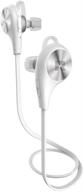 bluetooth earbuds with microphone: ipx7 waterproof, 8 hr battery life, cvc noise canceling - perfect for any exercise! logo