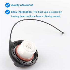 img 2 attached to 🔒 GT330 Gas Cap Replacement - Compatible with Chevy GMC Cadillac Saturn - Avalanche Silverado Suburban Tahoe Traverse, Acadia Sierra Yukon, Buick Enclave, Escalade, Outlook - Fuel Cap for Vehicles Year 2004-2011
