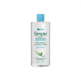 img 1 attached to Simple Water Boost Micellar Cleansing Water: Sensitive Skin Savior, 13.5 oz