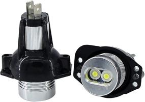 img 3 attached to Xinctai LED Angel Eyes Halo Ring Marker Light Bulb Headlight Совместим с BMW E90 E91 Pre-Facelift 325i, 325xi, 328i, 328xi, 330i, 330xi, 335i, 335xi (синий)