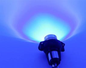 img 1 attached to Xinctai LED Angel Eyes Halo Ring Marker Light Bulb Headlight Совместим с BMW E90 E91 Pre-Facelift 325i, 325xi, 328i, 328xi, 330i, 330xi, 335i, 335xi (синий)