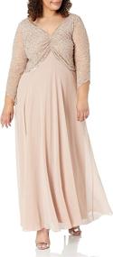 img 2 attached to 👗 Mercury Petite Sleeve Dresses for Women by Kara Womens Clothing
