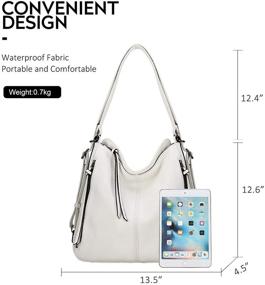 img 1 attached to Leather Purses Handbags Tassel KL2229 Women's Handbags & Wallets