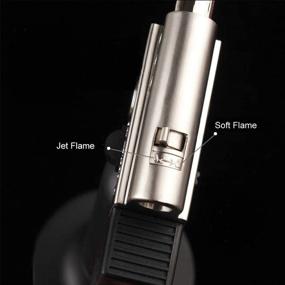 img 3 attached to 🔥 Goldnconn Big Jet Blow Torch Cigar Lighter: Butane Refillable, Adjustable Flame for Cooking, BBQ, Baking, Brulee & More!