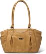 koltov k801br 28 shopper vachetta women's handbags & wallets logo