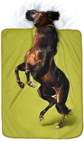 img 2 attached to 🐾 Authentic Fred HOWLIGANS Exotic PET Blanket - Unleashing Ultimate Comfort for your Furry Friend