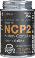 🔋 noco ncp2 cb104 4 oz battery corrosion preventative: brush-on oil-based formula with corrosion inhibitor and terminal grease logo