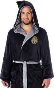 img 3 attached to Harry Potter Fleece Hooded Adult Men's Clothing and Sleep & Lounge