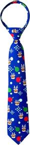 img 4 attached to Spring Notion Printed Microfiber Christmas Boys' Accessories - Neckties