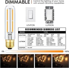 img 1 attached to 💡 LEOOLS Dimmable Tubular Incandescent Equivalent Industrial Electrical: Premium Lighting Solution for Industrial Settings