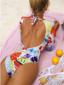 img 2 attached to CPUTAN Rashguard Swimsuit Surfing Swimwear Women's Clothing in Swimsuits & Cover Ups