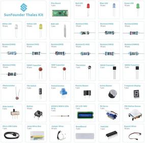 img 2 attached to Набор SunFounder Raspberry Pi Pico Basic Starter Kit: Полные уроки для начинающих и инженеров-программистов.