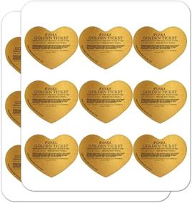 img 4 attached to Willy Wonka Golden Ticket Heart Planner Calendar Scrapbook Craft Stickers