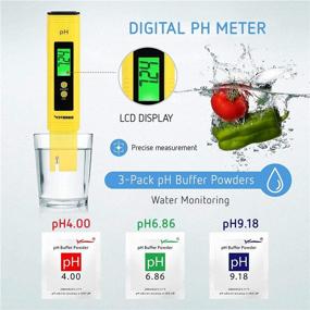 img 3 attached to Accurate and Reliable VIVOSUN Digital PH Tester Pen for Water Testing