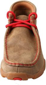 img 1 attached to 👞 Stylish Twisted Leather Lace Up Driving Moccasins Girls' Shoes: Perfect blend of fashion and comfort