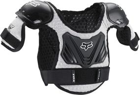 img 1 attached to 🦊 Black/Silver Fox Titan Kids Roost Deflector - MD/LG (6-9 Years)