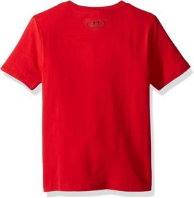 img 2 attached to 👕 Optimal Comfort and Style: Under Armour Boys Cotton Big Logo Tee