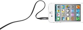 img 1 attached to 🔌 Belkin MiXiT Tangle-Free 3ft Auxiliary Cable (Black) - AV10127tt03-BLK