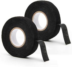 img 4 attached to 🔌 Adecco LLC Wire Loom Harness Tape: High-Quality Cloth Tape for Automotive Wiring - 2 Rolls, 15m/19mm