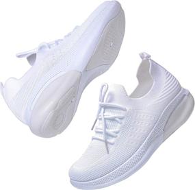 img 4 attached to 👟 Breathable and Lightweight Women's Running Shoes: Likangyue Running Athletic Footwear with Non-Slip Feature