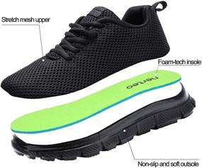 img 1 attached to nerteo Kids Sneakers: Lightweight Boys/Girls Tennis Running Shoes for Active Play