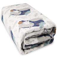 👶 viviland 6-layer baby muslin blanket - 47x47 inches, 100% cotton toddler quilt, bath towels for boys and girls logo