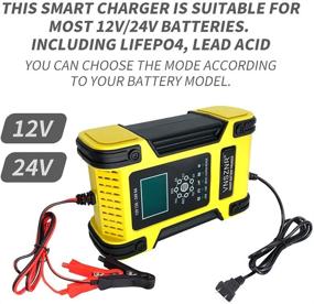 img 2 attached to ⚡️ VNSZNR 14.6V 10A Charger: Smart Trickle Charge Repair for Lead-Acid Batteries ATV/Golf Cart/Mower/Motorcycle/Car/RV/Boat/SUV