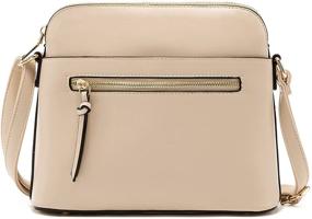 img 4 attached to Fashion Crossbody Functional Lightweight Leather Women's Handbags & Wallets