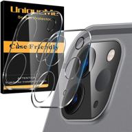 📷 [2 pack] uniqueme camera lens protector for ipad pro 2020/2021 [11-inch /12.9-inch] [new version] tempered glass screen protector [case friendly] - clear and easy installation logo