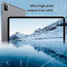 img 1 attached to 📷 [2 Pack] UniqueMe Camera Lens Protector for iPad Pro 2020/2021 [11-inch /12.9-inch] [New Version] Tempered Glass Screen Protector [Case Friendly] - Clear and Easy Installation