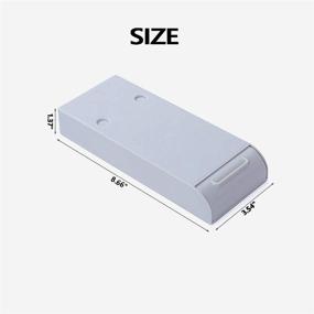 img 1 attached to 🗄️ Efficient TuTuShop Under Table Drawer: Hidden Self-Adhesive Pencil Tray Drawer for Office, School and Kitchen - 1 Pack Grey