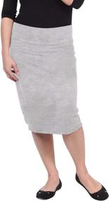 img 4 attached to Kosher Casual Womens Lightweight Stretch Women's Clothing in Skirts
