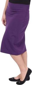 img 2 attached to Kosher Casual Womens Lightweight Stretch Women's Clothing in Skirts